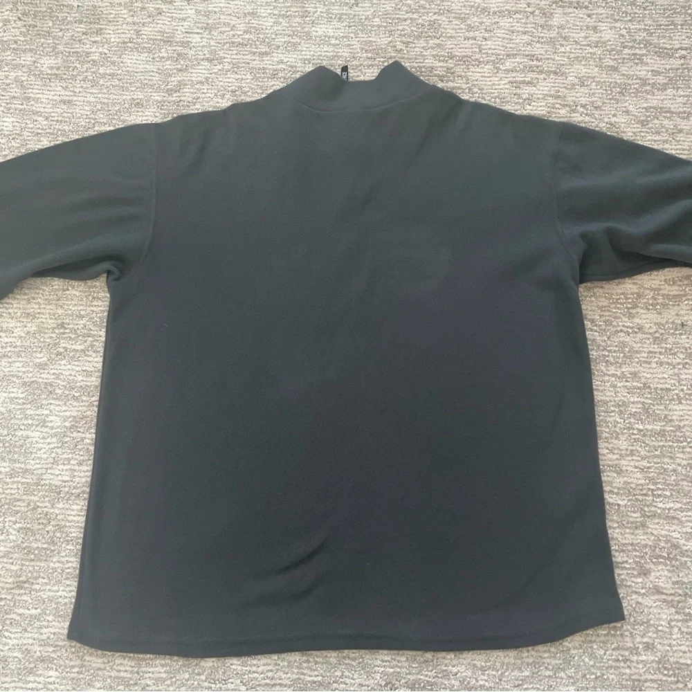 The North Face Pullover Men’s Large Gray 1/4 Zip Fleece Hiking Outdoors Logo